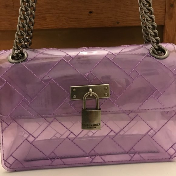 Kurt Geiger London Lilac Shoulder Bag - Picture 2 of 5
